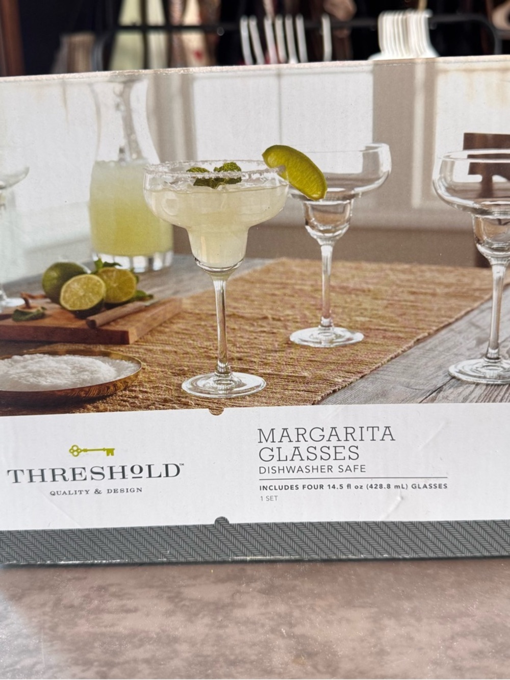 Target Margarita Glasses Set - Clear Glass, 4-Pack